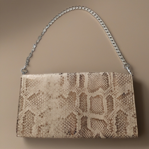 Mossimo Snakeskin Print Envelope Clutch - Picture 2 of 9